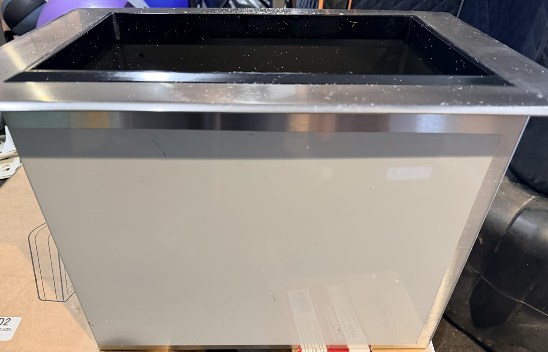 HARDURA Drop-in Stainless Steel Ice Bin | Commercial, Insulated Ice Chest, Sliding Cover, for Storing Ice Cold Wine Beer customer photo 1