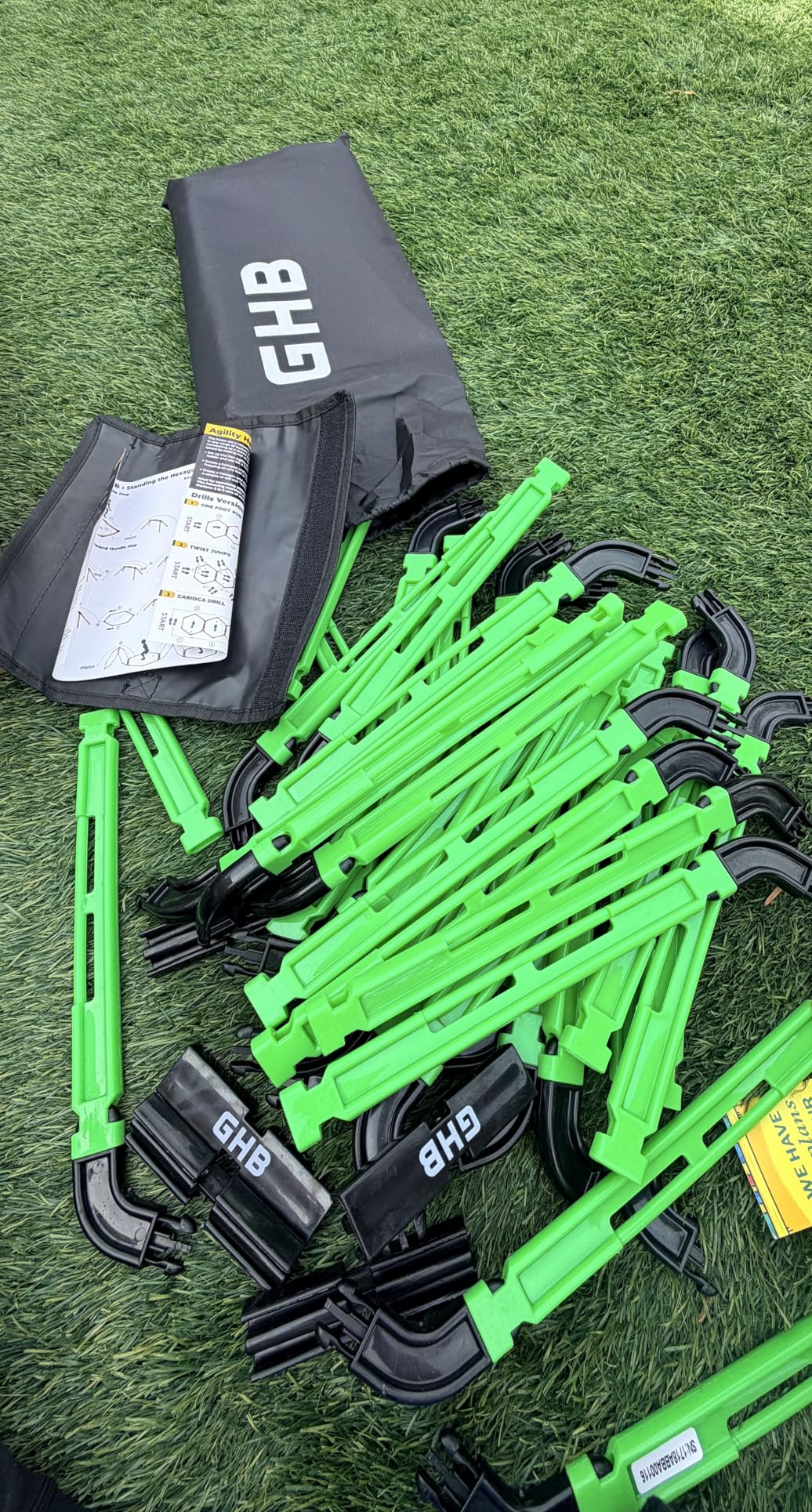 GHB Hex Agility Rings Speed Rings with Carrying Bag 6 Set Portable Hexagon Rings customer photo 1