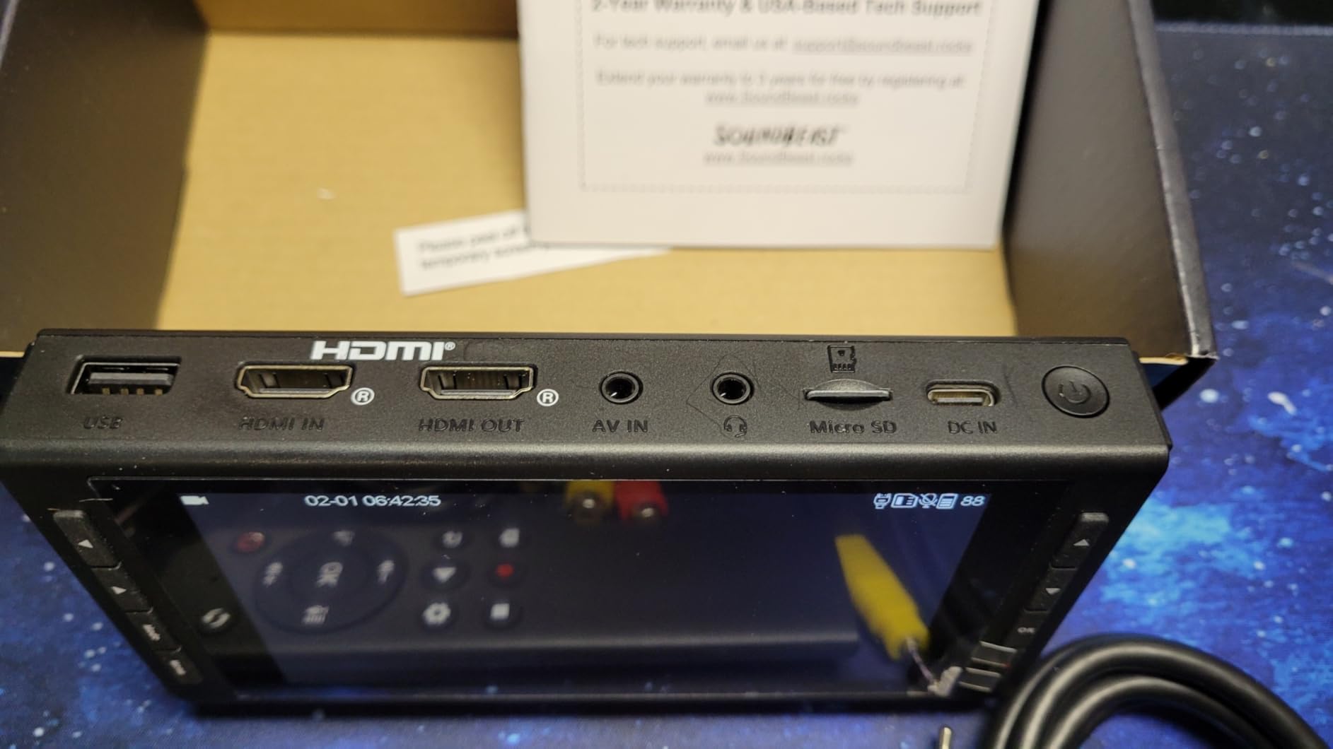 4K HD Video Capture Box - Capture or Live Stream Video (with Audio) from HDMI, AV, VHS, VCR, DVD, Camcorders, Hi8, MiniDV - 5