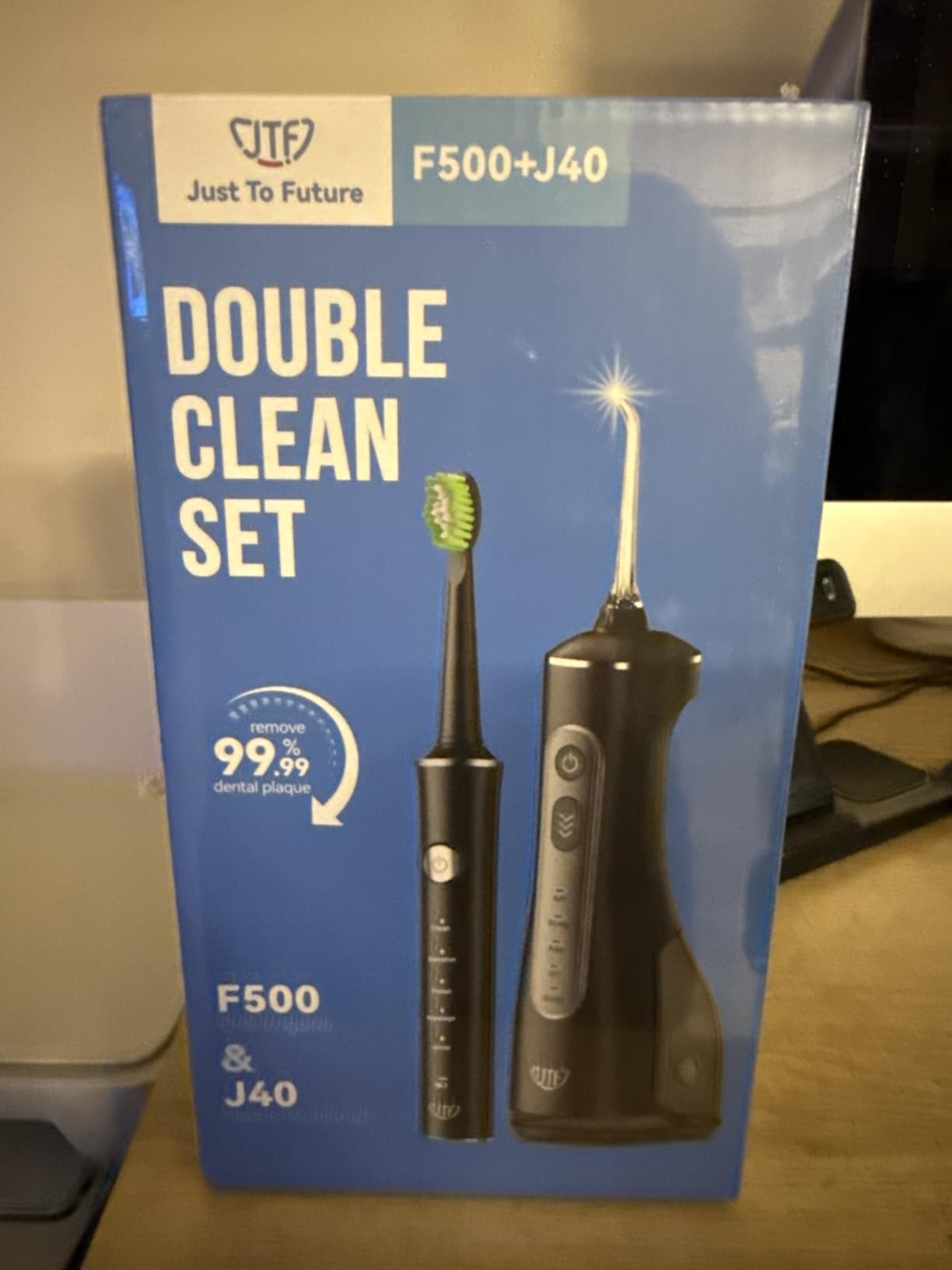 JTF Electric Toothbrush & Water Flosser Combo, 2-1 Portable Oral Clean Kit | Effective Yet Gentle Brushing & Flossing, Multiple Modes for Braces & Sensitive Teeth Care, Cordless for Home Travel, Pink customer photo 2