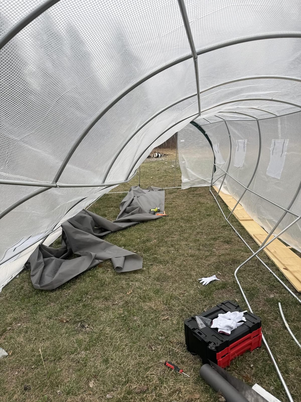Quictent 25x10x6.6 FT Premium Greenhouse for Outdoors with 2 Door Frames | Reinforced Top Structure & Cover, Large Heavy Duty Walk-in Tunnel Hoop Green House for Garden Backyard Flower Winter, Green customer photo 1