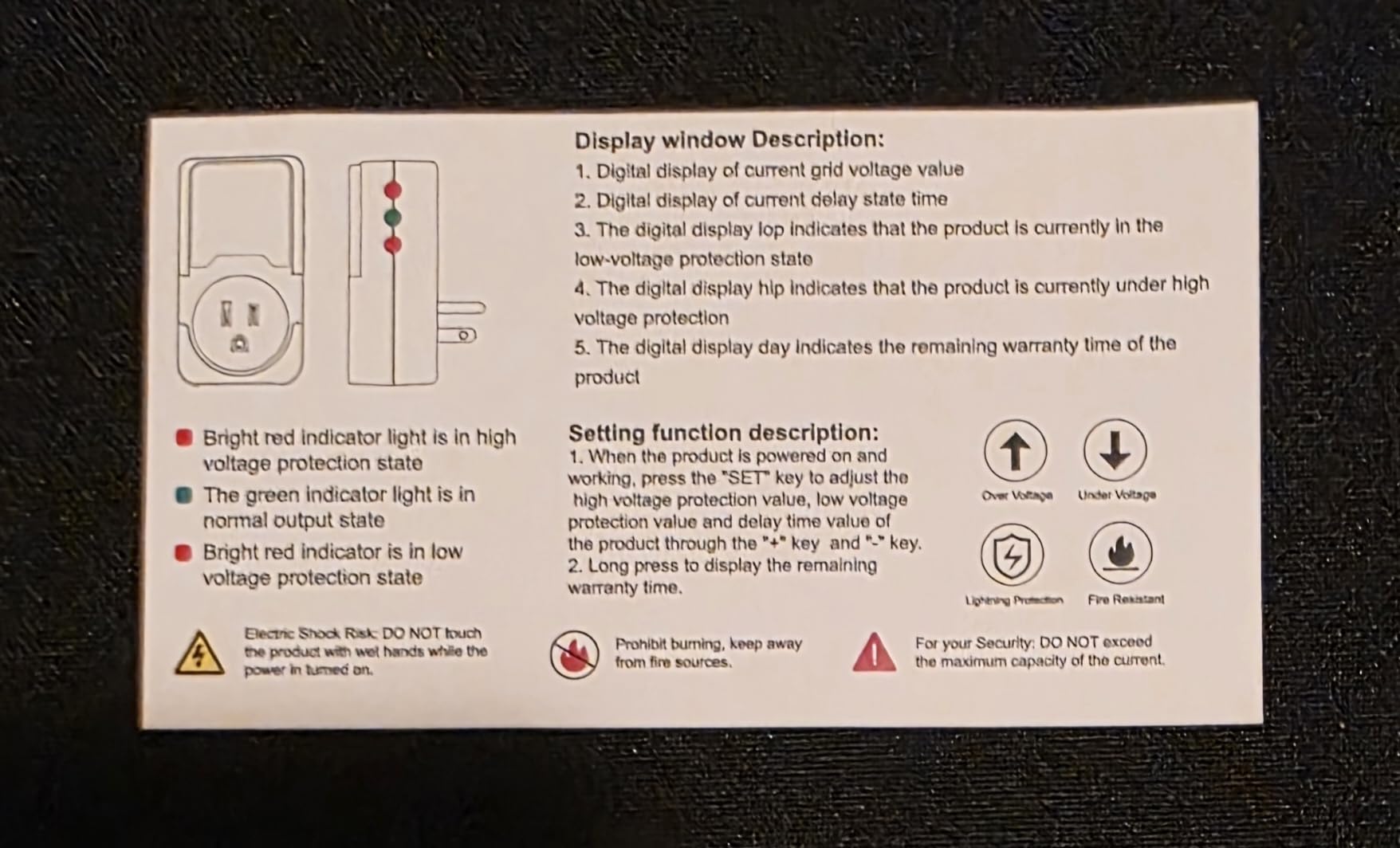 BXST Surge Protector Outlet, Voltage Regulator for Refrigerator, TV, PC and Home Appliances, Adjustable High/Low Voltage Protection, Wall Outlet Surge Protector, 120V 15A 1800W, 2 Pack customer photo 2