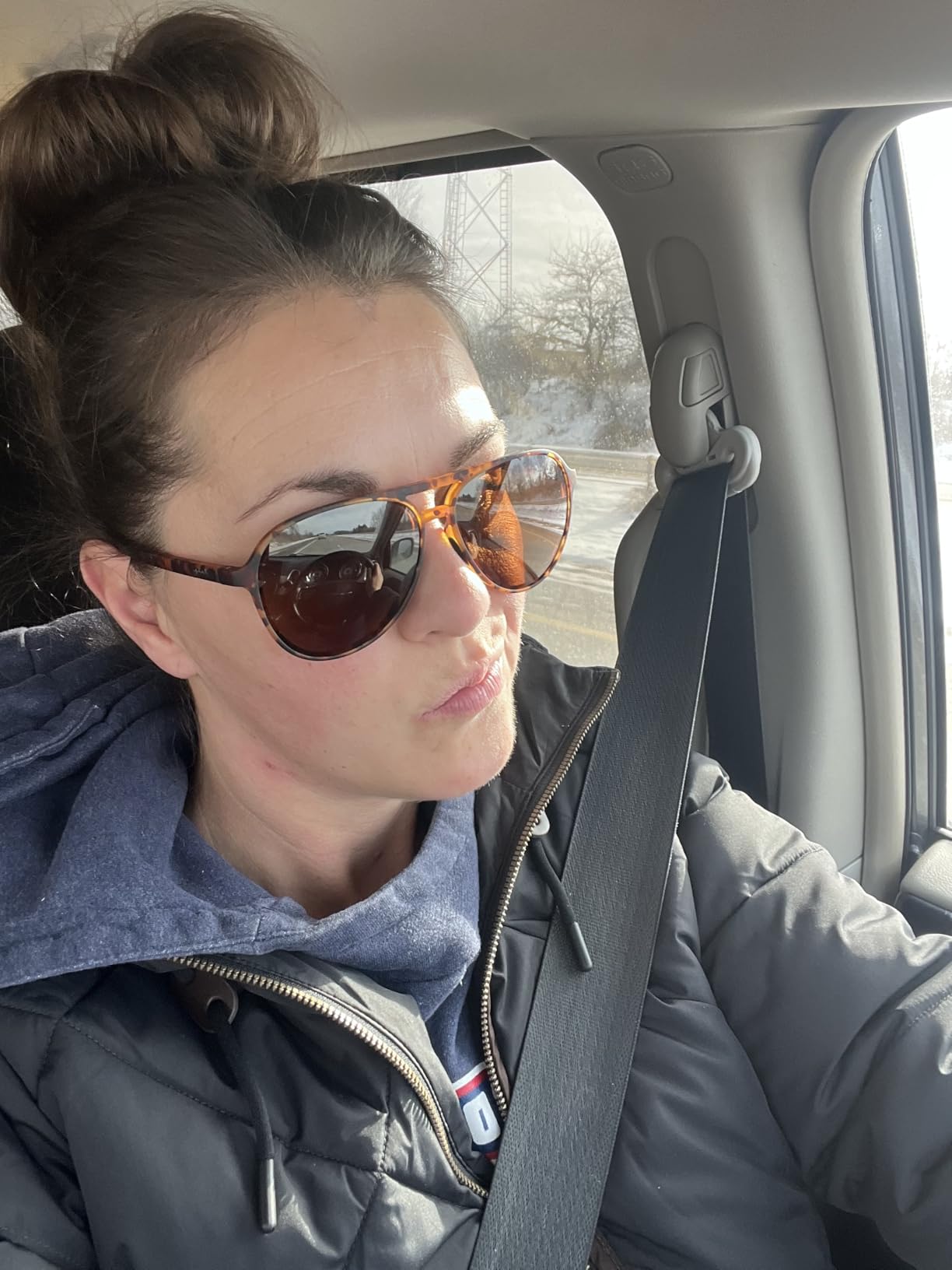goodr Mach G Polarized Sunglasses Women & Men | Large Sized, Aviator Frames, UV400, Non-Reflective/Mirrored Lenses, No Slip, Multi Colors customer photo 1