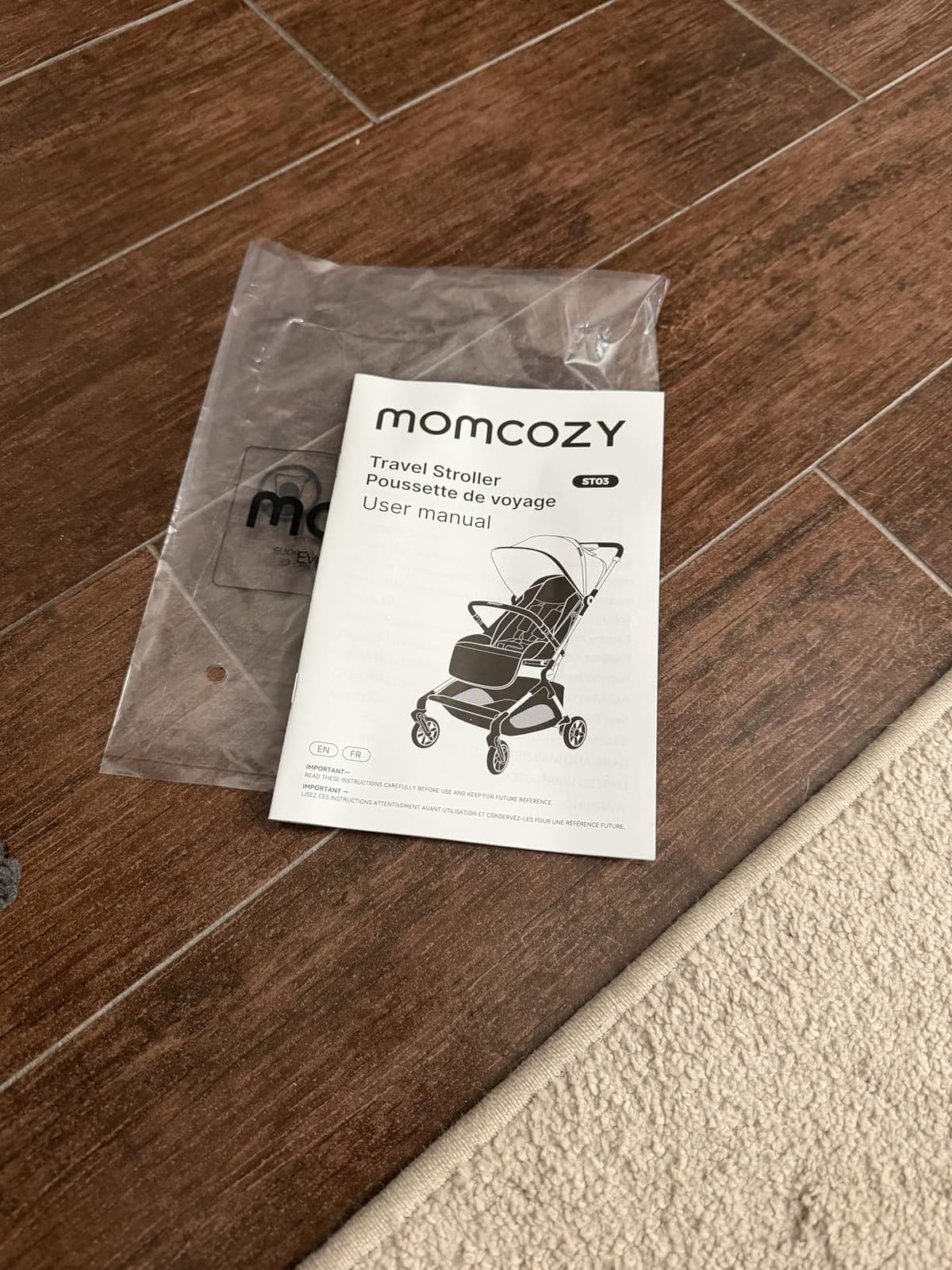 Momcozy TuckGo Travel Stroller, Spacious Seat, One-Hand Fold, 33 L Storage customer photo 1