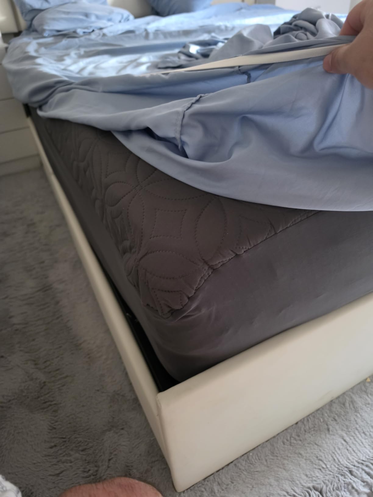 14 inch Firm Mattress Queen, Hybrid Mattress with Back and Lumbar Hip Support, Fiberglass Free, 365 Nights Trial, 10 Years Warranty customer photo 1