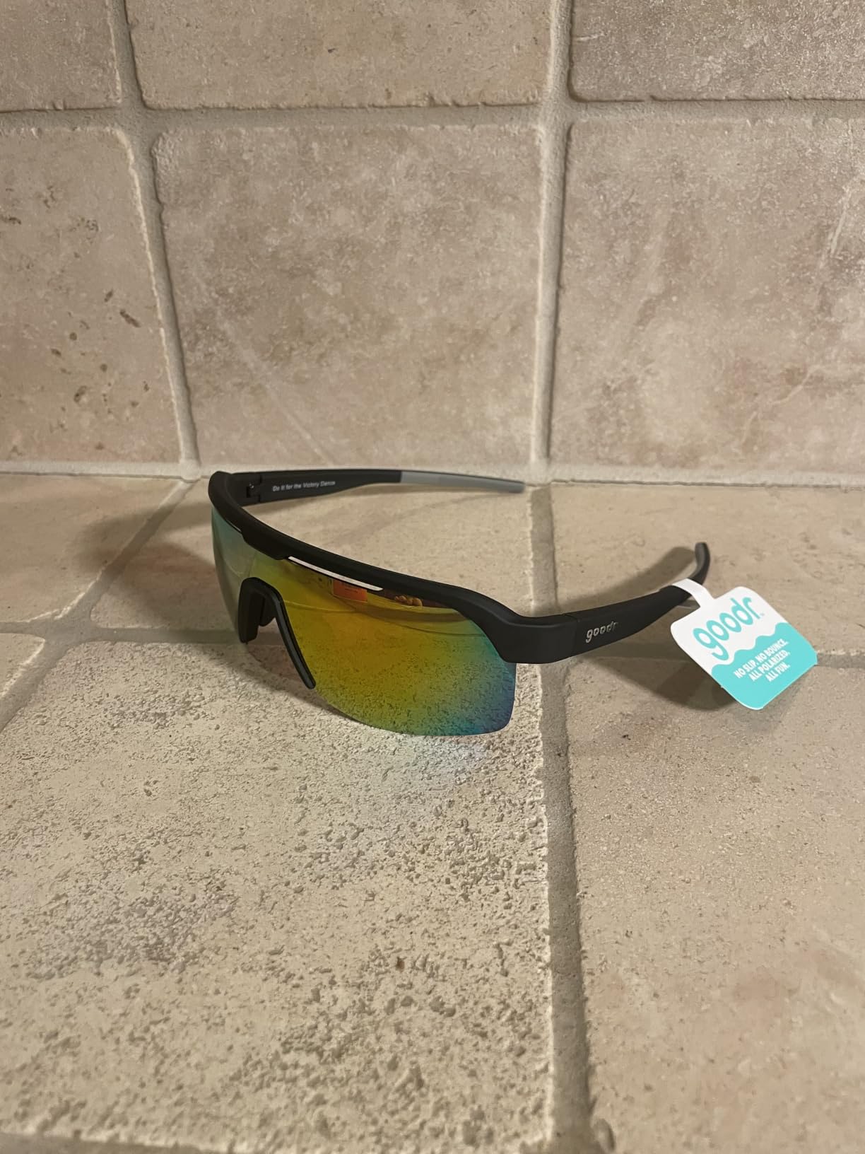 goodr Bolt G Polarized Running Sunglasses Men & Women | Glare-Reducing Lenses, UV400 Protection, No Slip, No Bounce customer photo 2