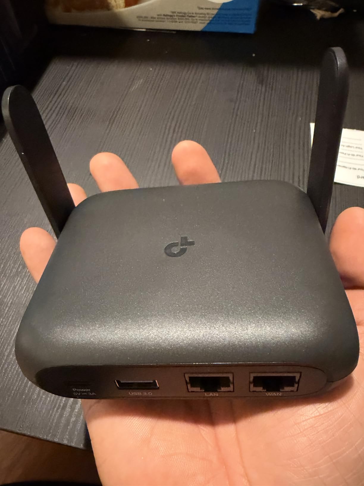 TP-Link Roam 6 AX1500 Portable Wi-Fi 6 Travel Router Dual-Band | Easy Public WiFi Sharing | Hotel/RV/Travel Approved | Phone WiFi Tether | USB C 3.0 | Multi-Mode | OpenVPN, WireGuard® | TL-WR1512X customer photo 2