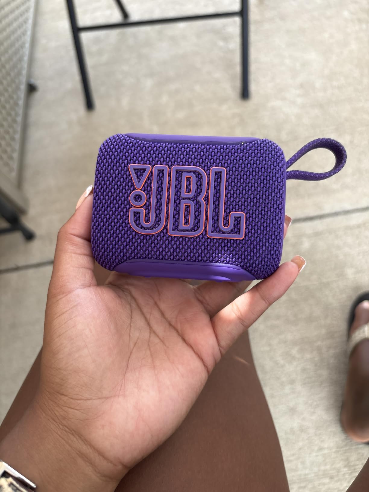 JBL Go 5 Portable Bluetooth Speaker, Waterproof and Dustproof - Teal | Dustproof Drop-Proof With up to 10 Hr Battery, Stereo Pairing, App Control For Pool, Beach, Outdoor Listening customer photo 2