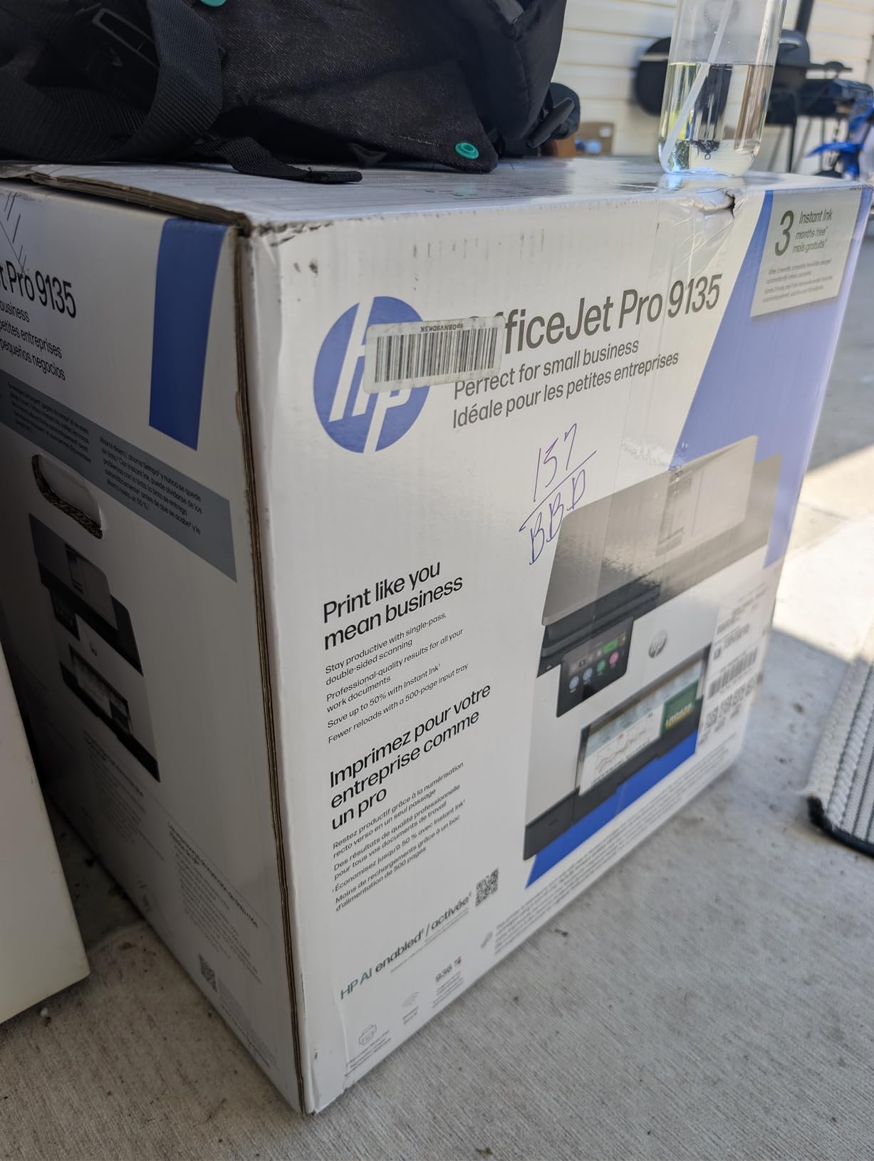 HP OfficeJet Pro 9135 Wireless All-in-One Color Inkjet Printer, Print, Scan, Copy, Fax, ADF, Duplex Print/scan, Best-for-Office, 3 Month Trial of Instant Ink Included, AI-Capable customer photo 1