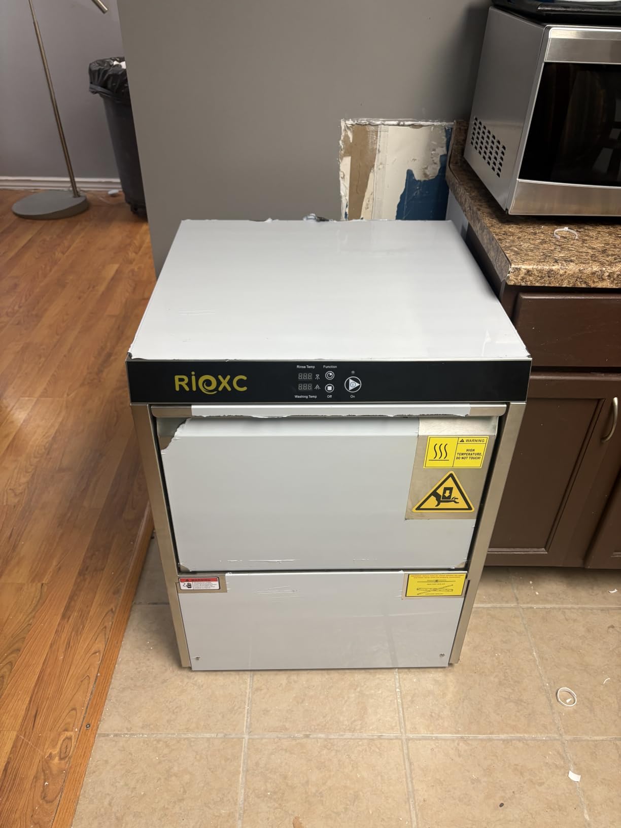 Commercial Dishwasher, High-Temp Undercounter Dishwasher, 40 Racks/Hr, 208-240V, Stainless Steel, CSA & ETL Certified for Restaurant, Bar & Café customer photo 2