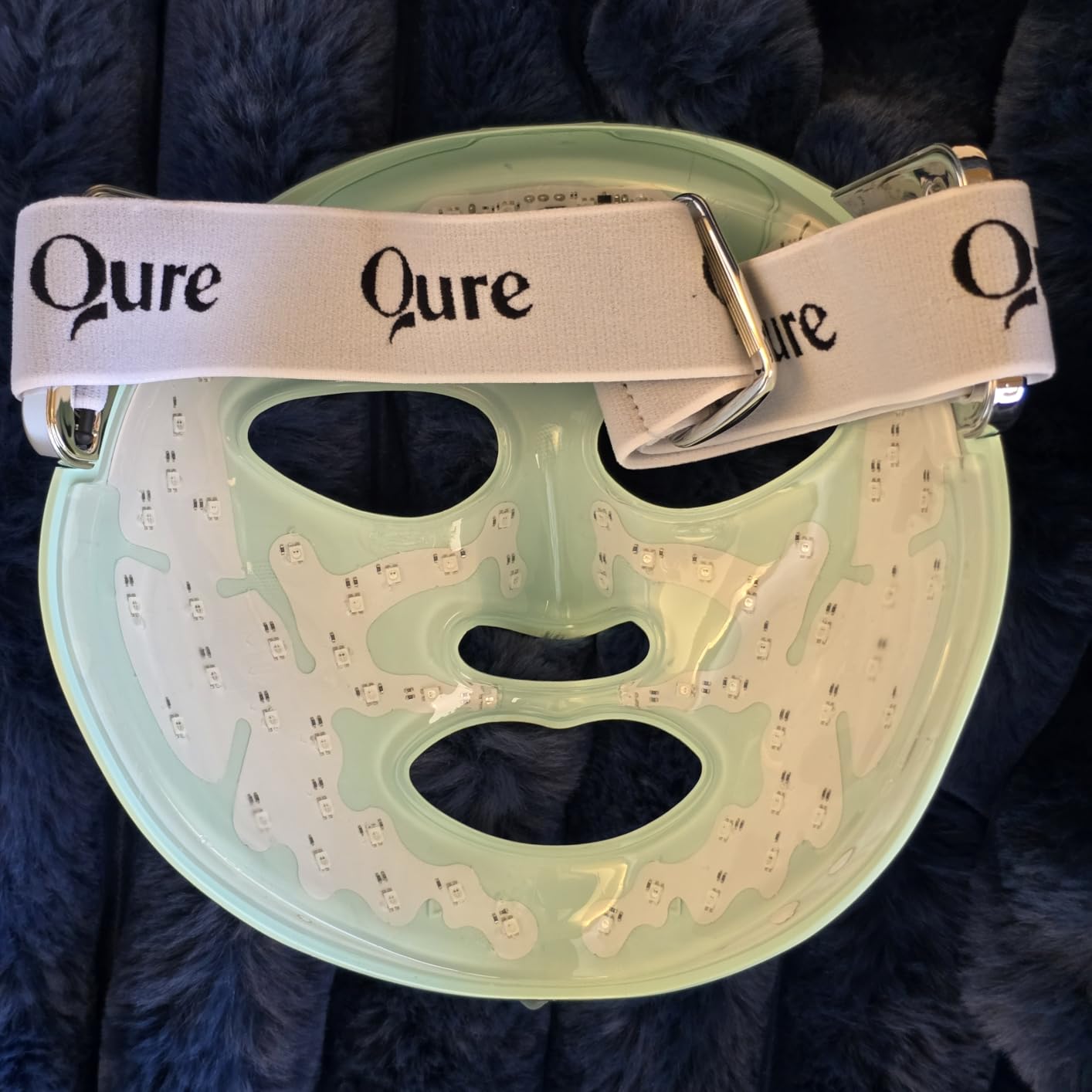 Qure LED Light Therapy Mask for Face - FDA Cleared for Wrinkles & Acne Treatment with 3 Modes, 5 Facial Areas & 5 Lights: Red, Deep-Red, Blue, Amber & Infrared, 3-Min Daily, Eye-Protection, Smart App customer photo 2