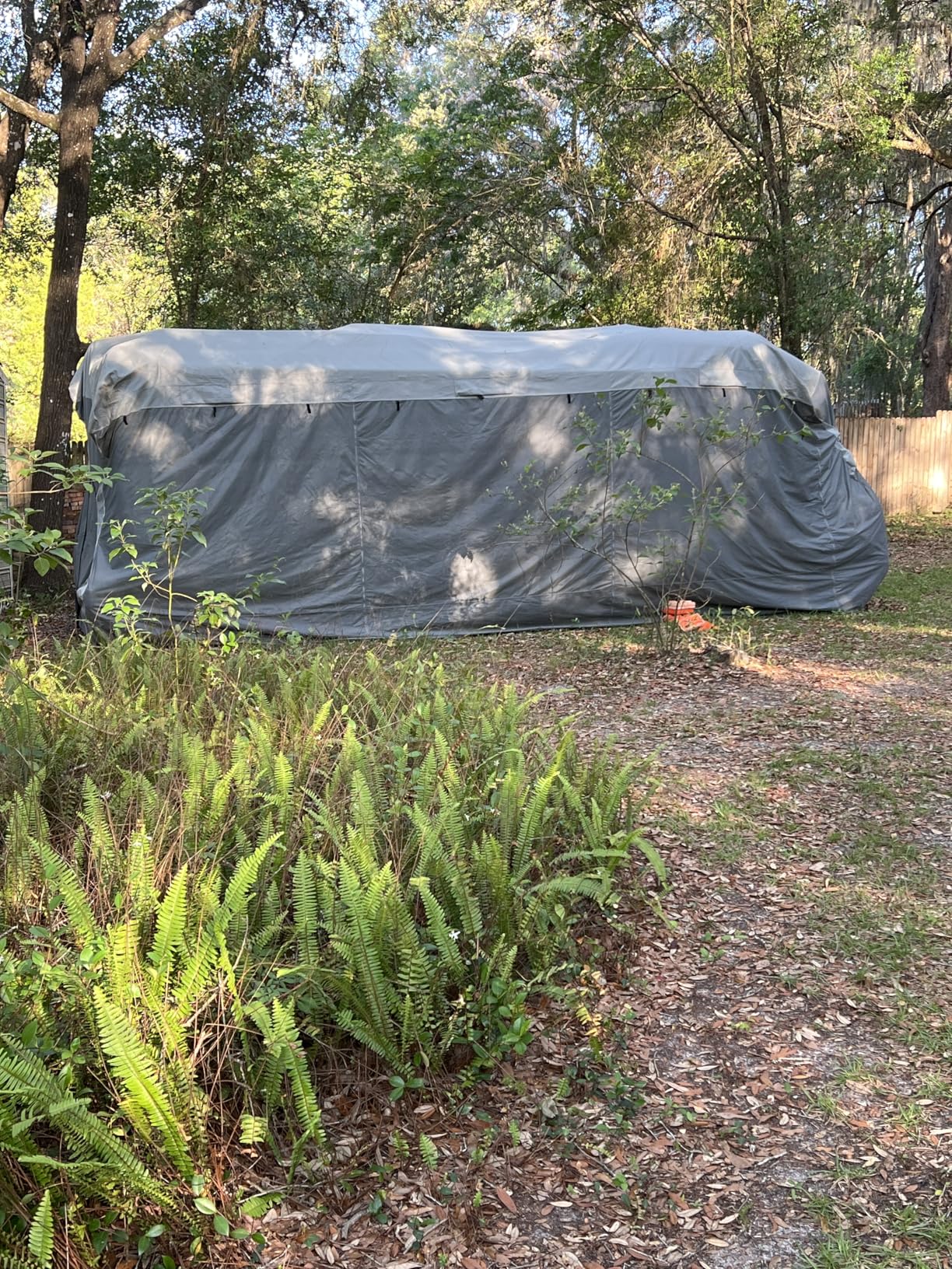 Umbrauto RV Cover 27-30ft: 7 Layers Travel Trailer Cover, Waterproof Camper Cover, Toy Hauler Cover with Tongue Jack Cover, Extra Windproof Ropes, Gutter Covers customer photo 2
