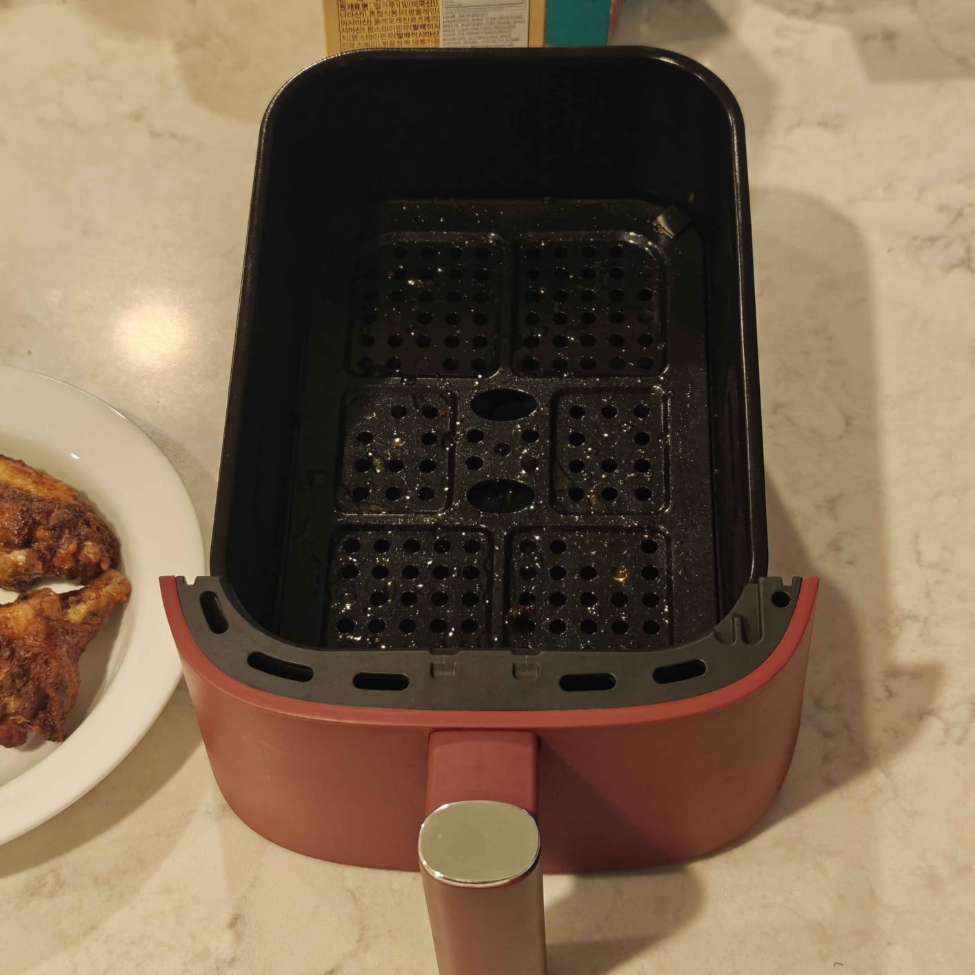 Chefman Compact Air Fryer 3.5 QT - Slim Design Fits Small Kitchens, 4-in-1 Air Fry, Bake, Dehydrate, Frozen, 450°F Max Temp, Narrow Footprint Saves Counter Space, Nonstick Ceramic, Dishwasher-Safe customer photo 2