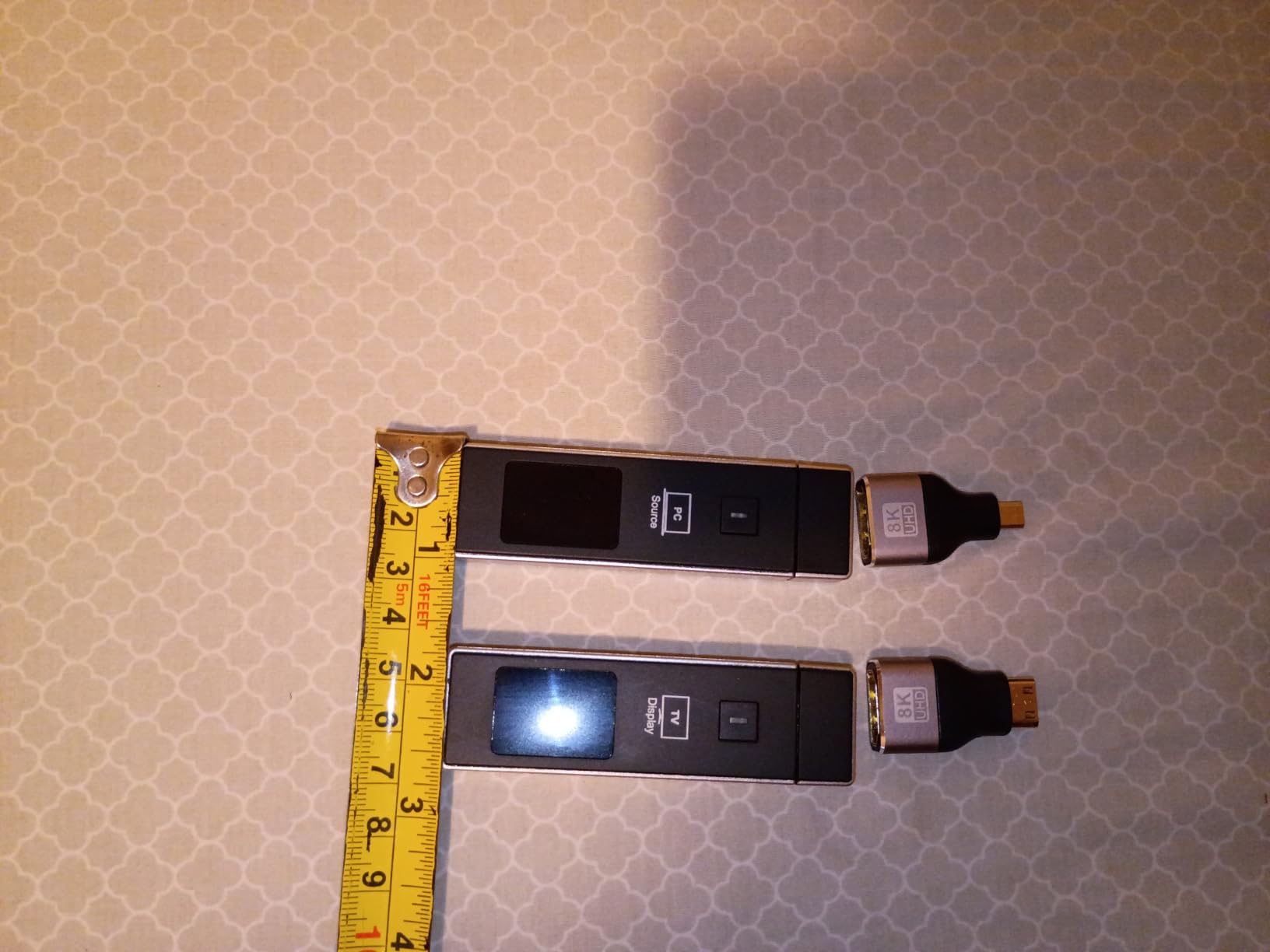 2026 New Wireless HDMI Transmitter and Receiver, 360FT/110M Extender 4K Decode 1080P@60Hz Output with LED Display, Plug&Play 5.8+2.4G Streaming Video/Audio from PC/Laptop/TV Box to Monitor customer photo 1
