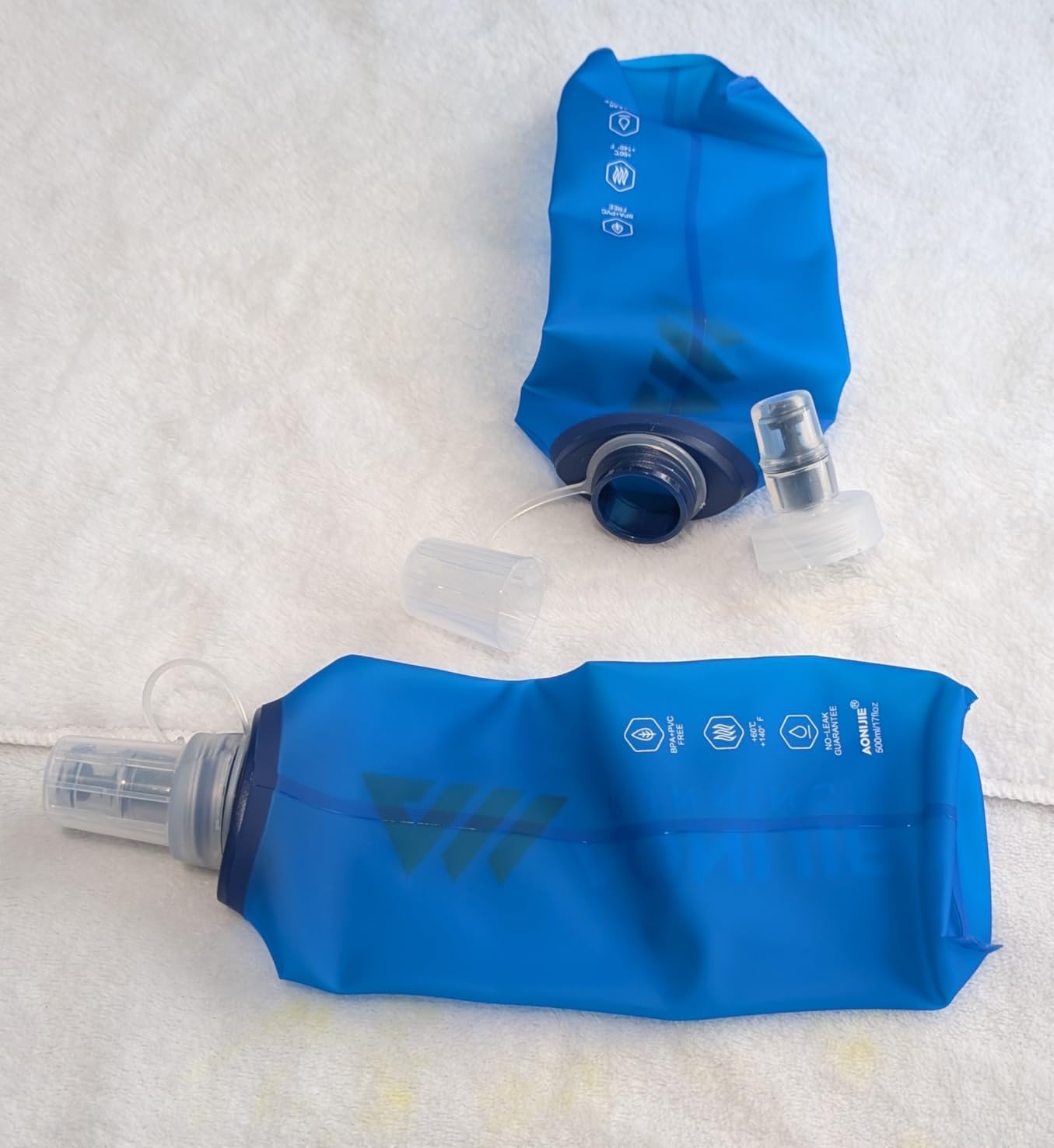 AONIJIE 12L Running Hydration Vest for Men Women 2 Pcs 500ml Soft Flask customer photo 2