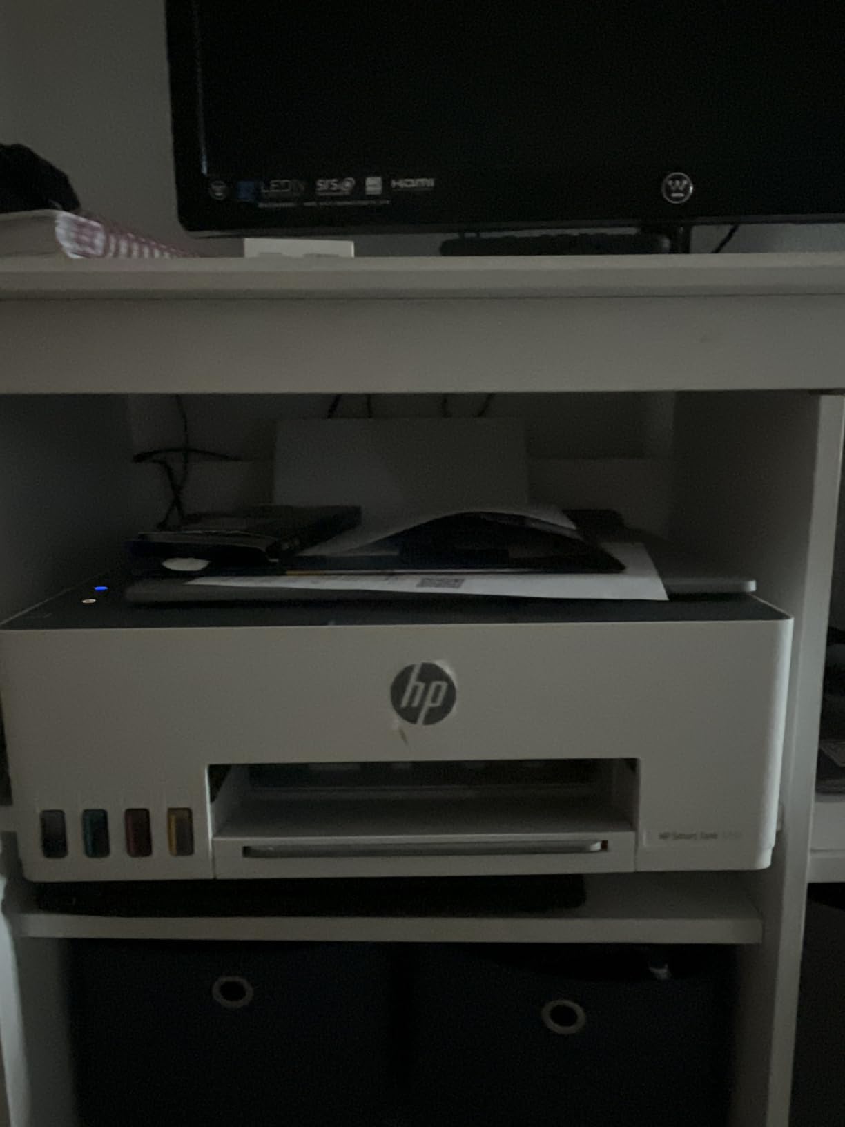 HP Smart Tank 5100 Wireless All-in-One Refillable Printer, Scanner, Copier with up to 3 Years of Ink Included, Best-for-Home, Cartridge-Free, AI-Capable (D06BLA) customer photo 2