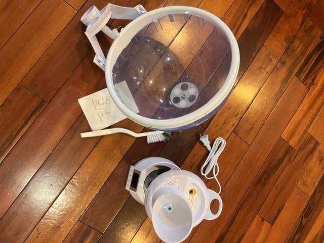 Hair Steamer 2 in 1 Ozone Facial Steamer, Design for Use at Home or Salon | Hair Steamer Humidifier for Deep Conditioning, Face Steamer for Deep Cleaning, Tabletop Nano Ionic Hair&Face Steam with Ozone customer photo 1