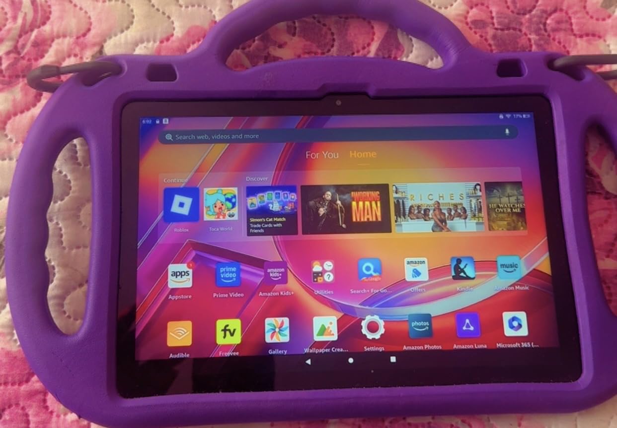 Amazon Fire HD 10 tablet, built for relaxation, 10.1
