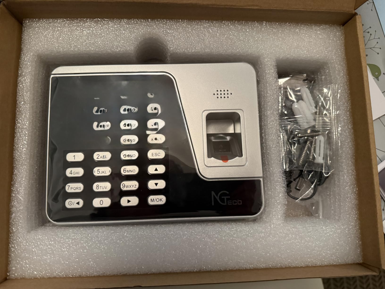NGTeco Fingerprint & PIN Time Clock, Standalone Biometric Punch Machine for Small Business, No WiFi/Software Required, No Monthly Fees customer photo 2