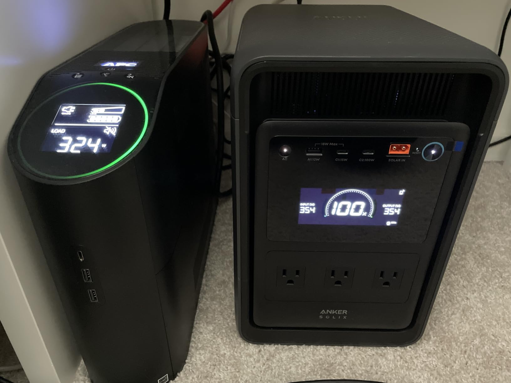 Anker SOLIX S2000 Portable Power Station, 2,010Wh, 3,000W Peak, Home Backup, LiFePO4 Battery, Up to 35-Hour Fridge Backup, 1,500W Solar Generator for Home, UPS, Outdoor, and Emergency Use customer photo 1