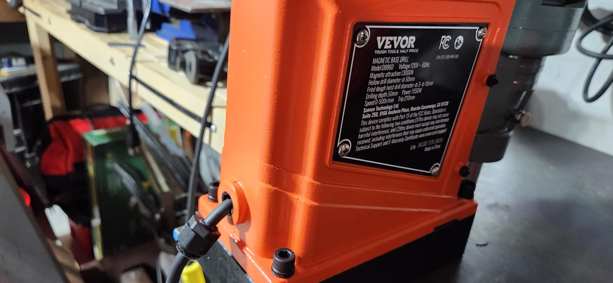 VEVOR 1550W Mag Drill Press, 2