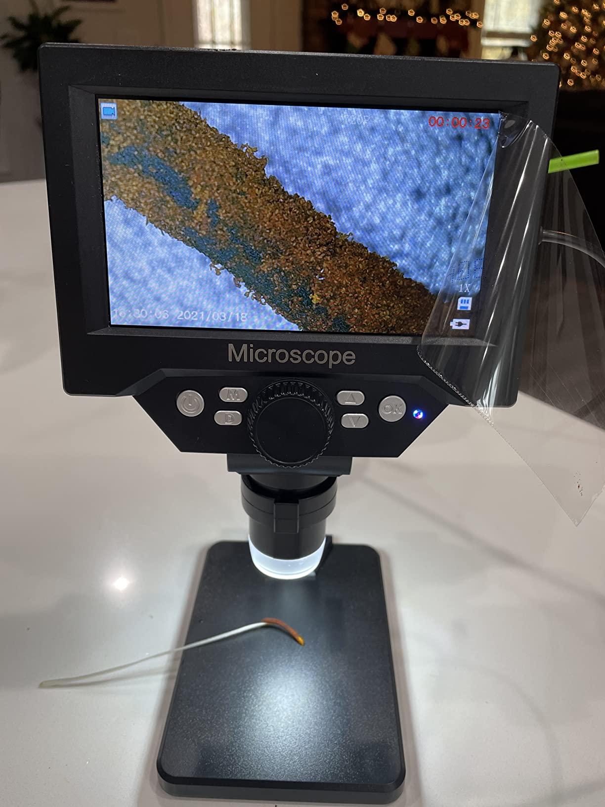 PalliPartners 40x-2000x Biological Compound Trinocular Microscope | 5MP camera for digital capture, Professional grade optics, bright LED illumination, perfect for adult hobbyists customer photo 1