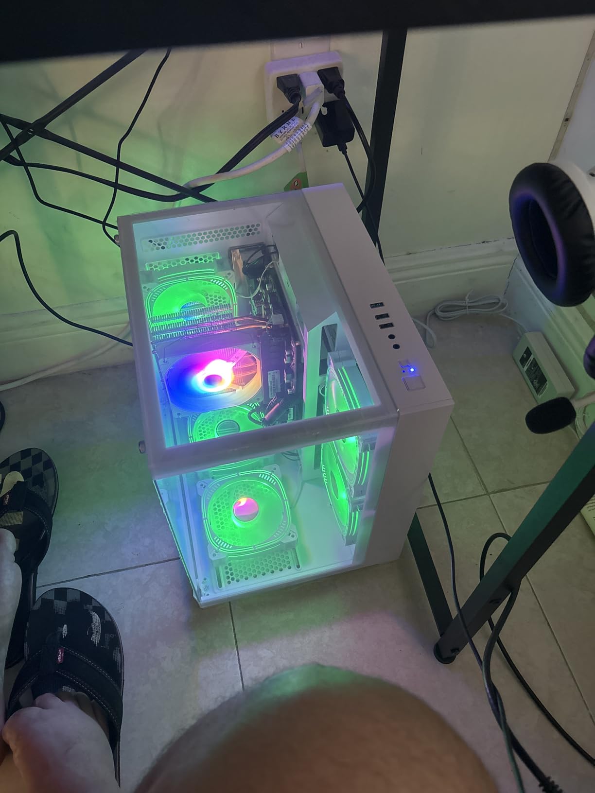 LXZ Gaming Desktop PC Ryzen Ryzen 7 5700G 8-Core 3.8GHz, 16GB DDR4 RAM | 512GB NVMe SSD, Tower Computer with Wi-Fi & 400W Power Supply for Working, Home and Office customer photo 1