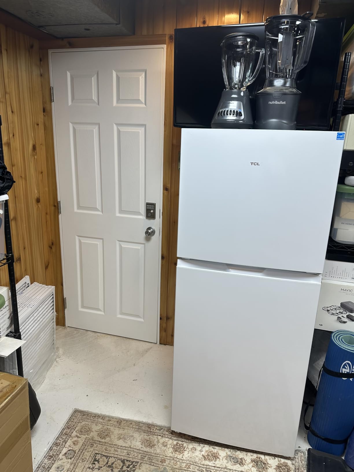 TCL 11.6 Cu. Ft. Counter-Depth Refrigerator with Freezer, Silver | Counter-Depth Refrigerator, Frost Free, Freezer, for Dorm, Apartment, Kitchen, Garage, Office, Frost Free Energy Efficient customer photo 1