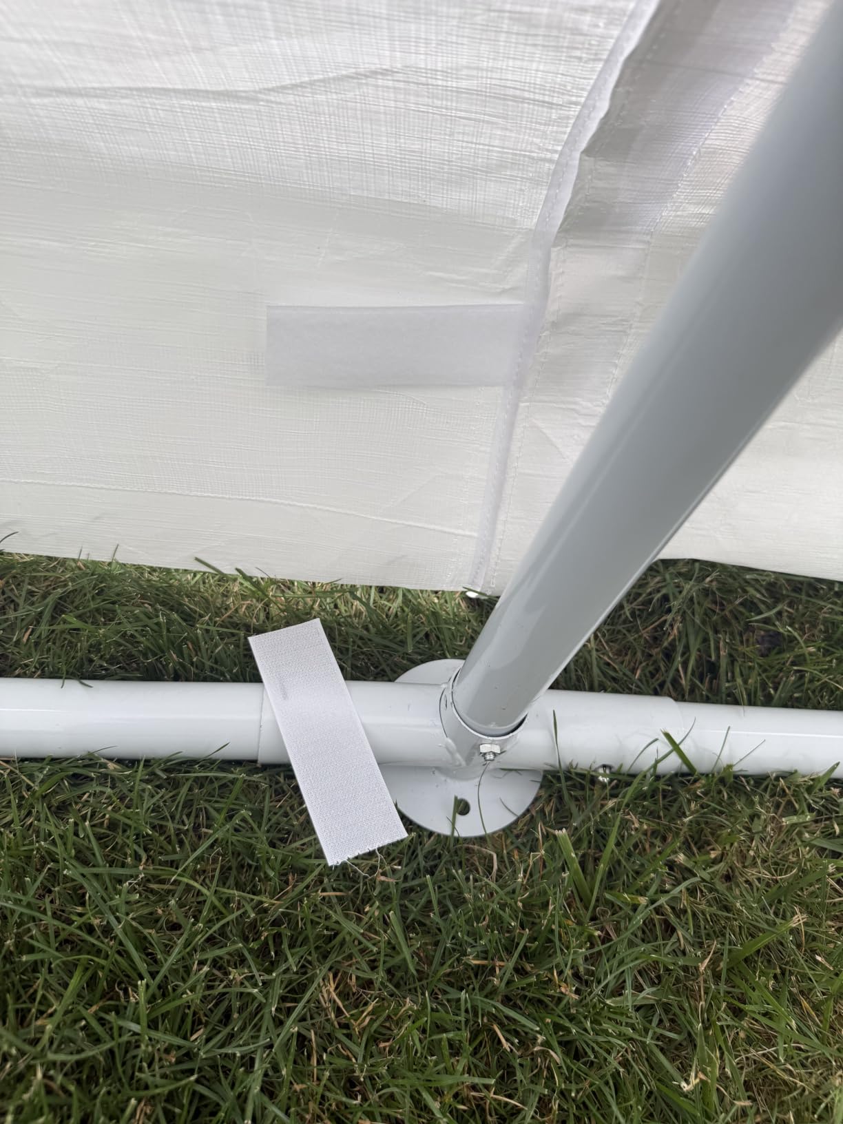 COBIZI 20x30 Heavy Duty Party Tent Outdoor Waterproof Canopy with 12 Church Windows & 8 Sidewalls, Built-in Sandbag, White Powder Coating Commercial Event Shelter Tents for Parties Wedding BBQ Patio customer photo 2