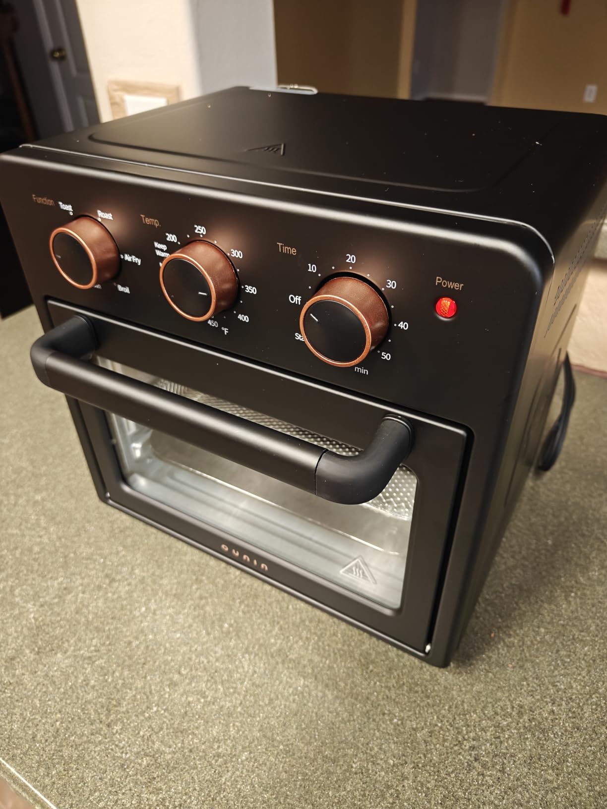 OUNIN 24L Steam and Air Fryer Combo Countertop Oven, 11-in-1 Convection Baking and Steam, Bake, Broil, Dehydrate, 304 Stainless Steel, Fast Cooking with Precise Electronic Temperature Control, for Gifting customer photo 2