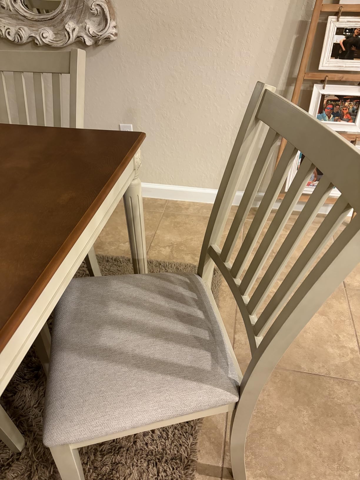 AMERLIFE 9 Piece Farmhouse Dining Set with 79