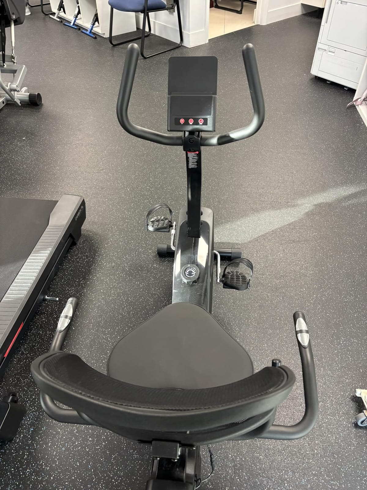 Recumbent Exercise Bike for Home, Magnetic Stationary Bikes for Seniors | Adults Quiet Recumbent Stationary Bike with 16-Level Resistance, Supports 350LB, Heart Rate Handle & LCD Display customer photo 1
