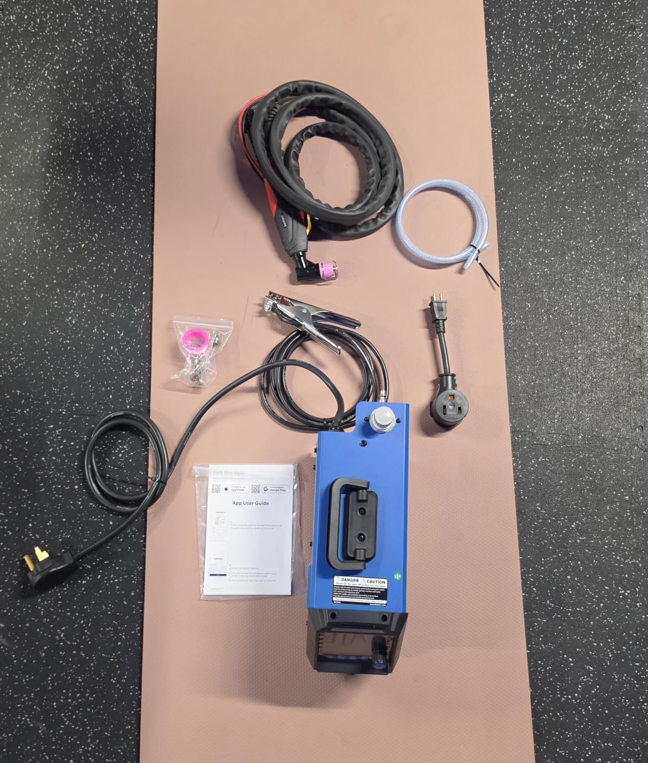 Bestarc Plasma Cutter 50 Amp, APP Control, Breathing Light & Fault Code Display, Non-Touch Pilot Arc Plasma Cutter Machine 110/220V, 3/4
