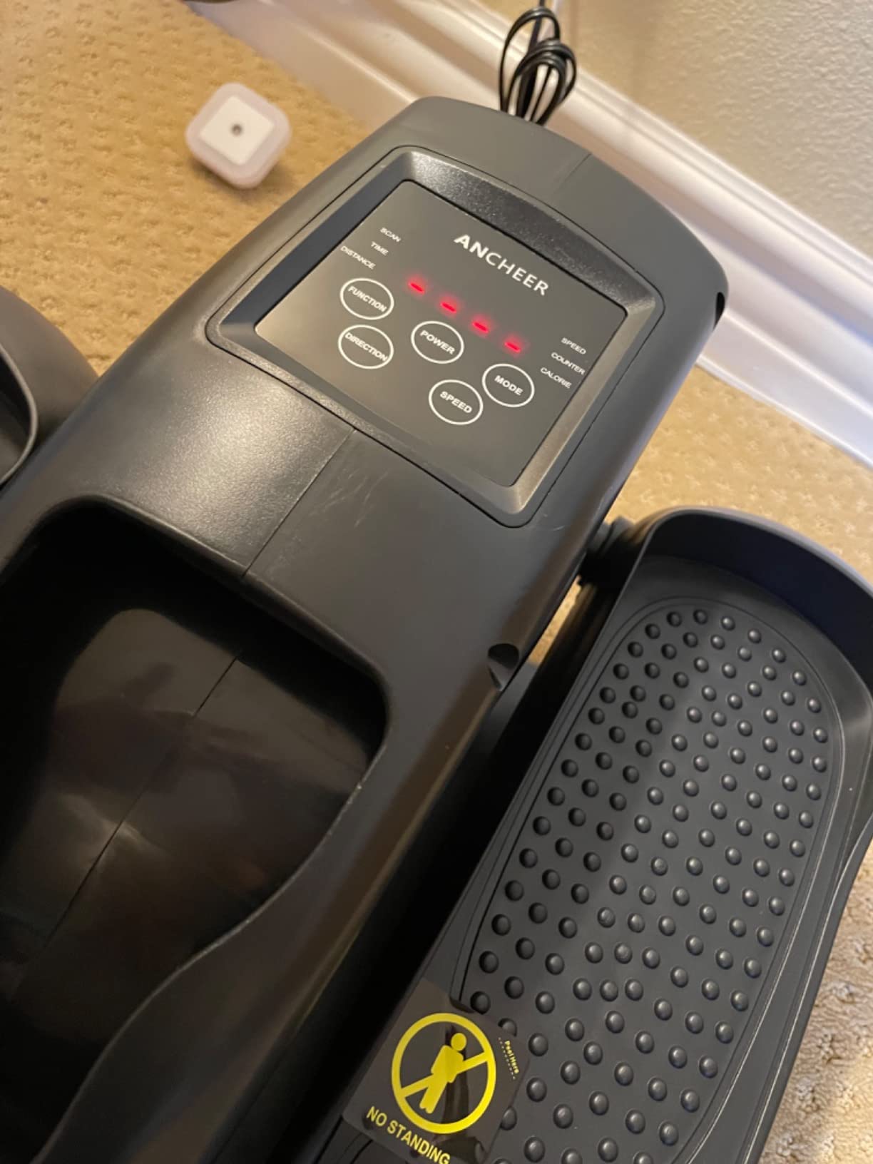 ANCHEER Elliptical Exercise Machine, Elliptical Trainer for Home Gym, Exercise Equipment 550Lbs Max Weight, Ultra-Silent Elliptical Machine, 16 Resistance Levels customer photo 2