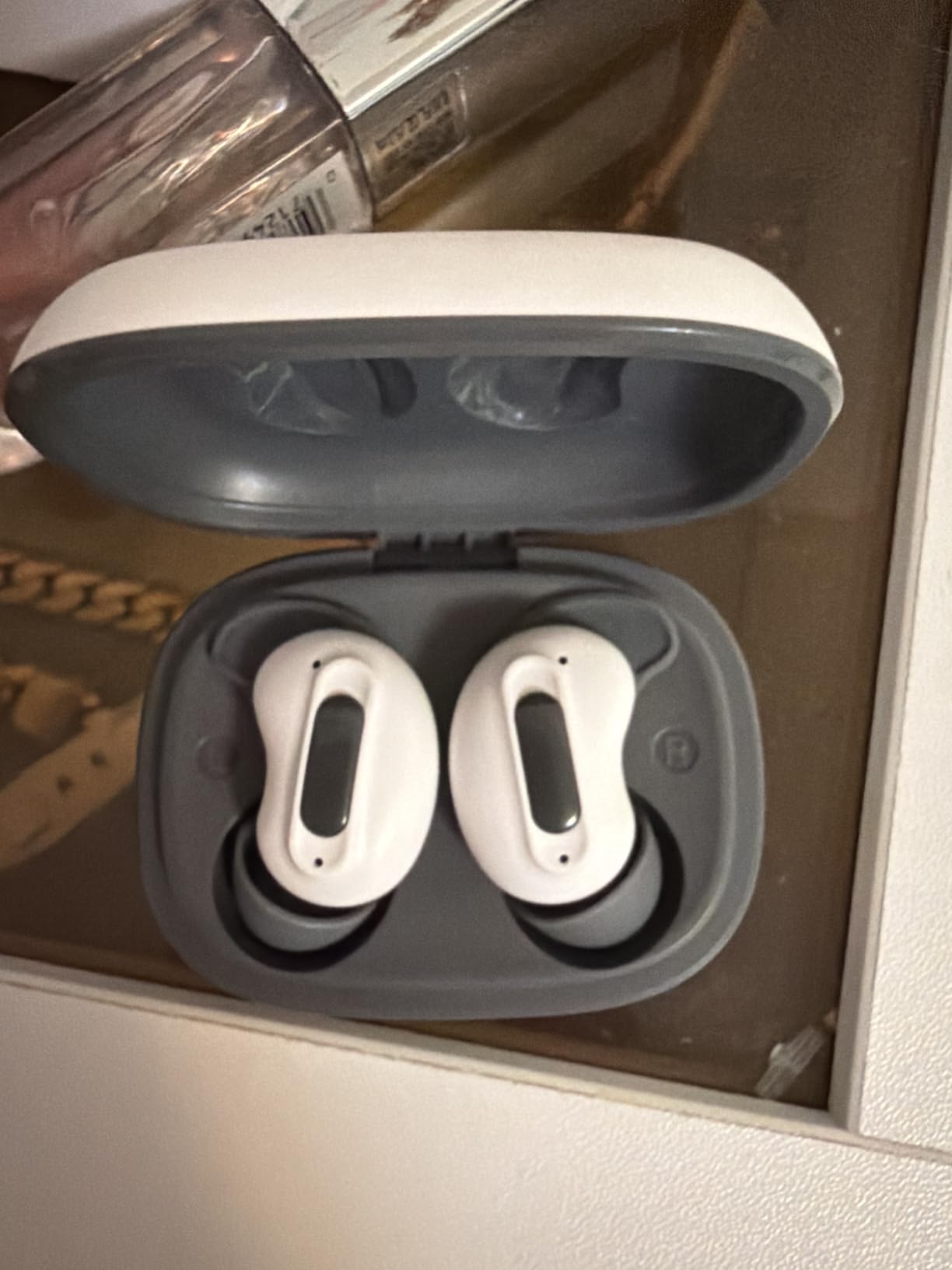 Mini ANC Sleep Earbuds, Wireless Ear Buds Headphones for Side Sleepers | Bluetooth 5.4 Deep Bass Stereo 48H Playtime Ear Buds, 4 ENC Noise Cancelling Mic customer photo 1