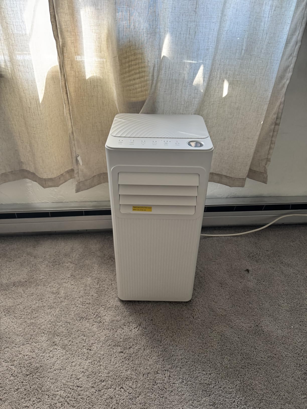 Uthfy 10,000 BTU Portable Air Conditioners, 4-in-1 Portable AC Unit with Cool, Fan, Dehumidifier, Sleep Mode, 24H Timer, Up to 450 Sq.Ft Air Conditioner for Home, Bedroom, Office, Window Kit & Remote customer photo 1