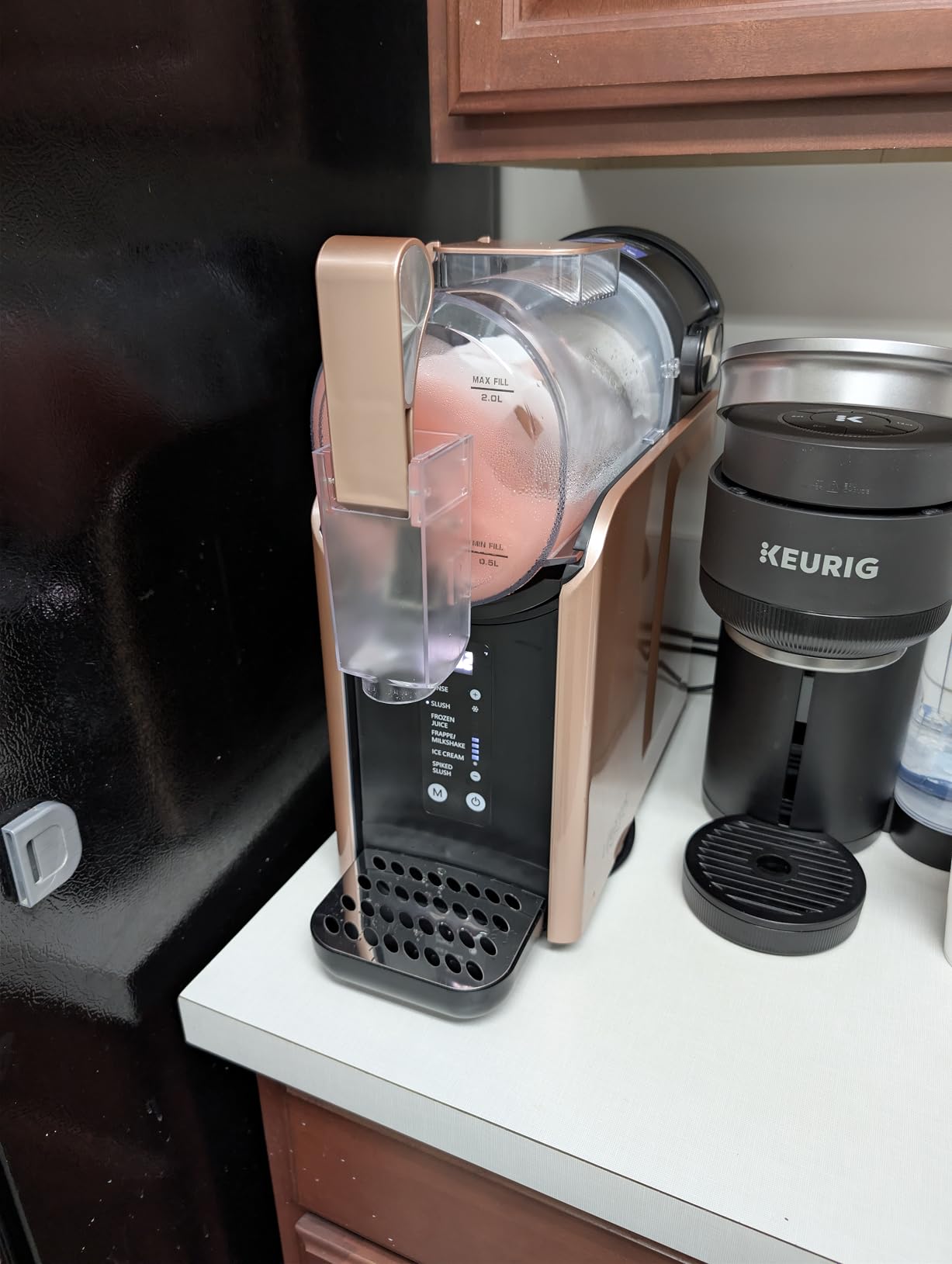 LIFECREEK 98oz Slushie Machine for Home, Quiet No-Ice Needed | Large 98oz capacity with 6 presets and self-cleaning for smoothies, frappes, margaritas, and family gatherings customer photo 1