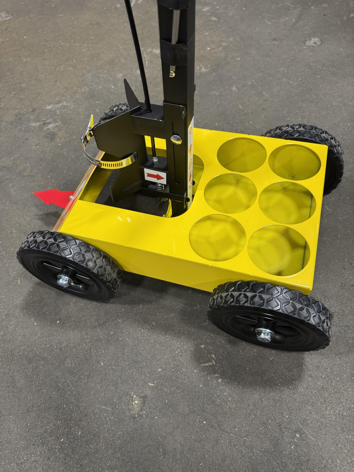 Parking Lot Striping Machine, Striping Line Marking Machine, Compatible with Professional Inverted Striping Spray Paint, Line Paint Striper Machine for Fast and Accurate Marking customer photo 2