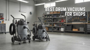 best drum vacuums for shops