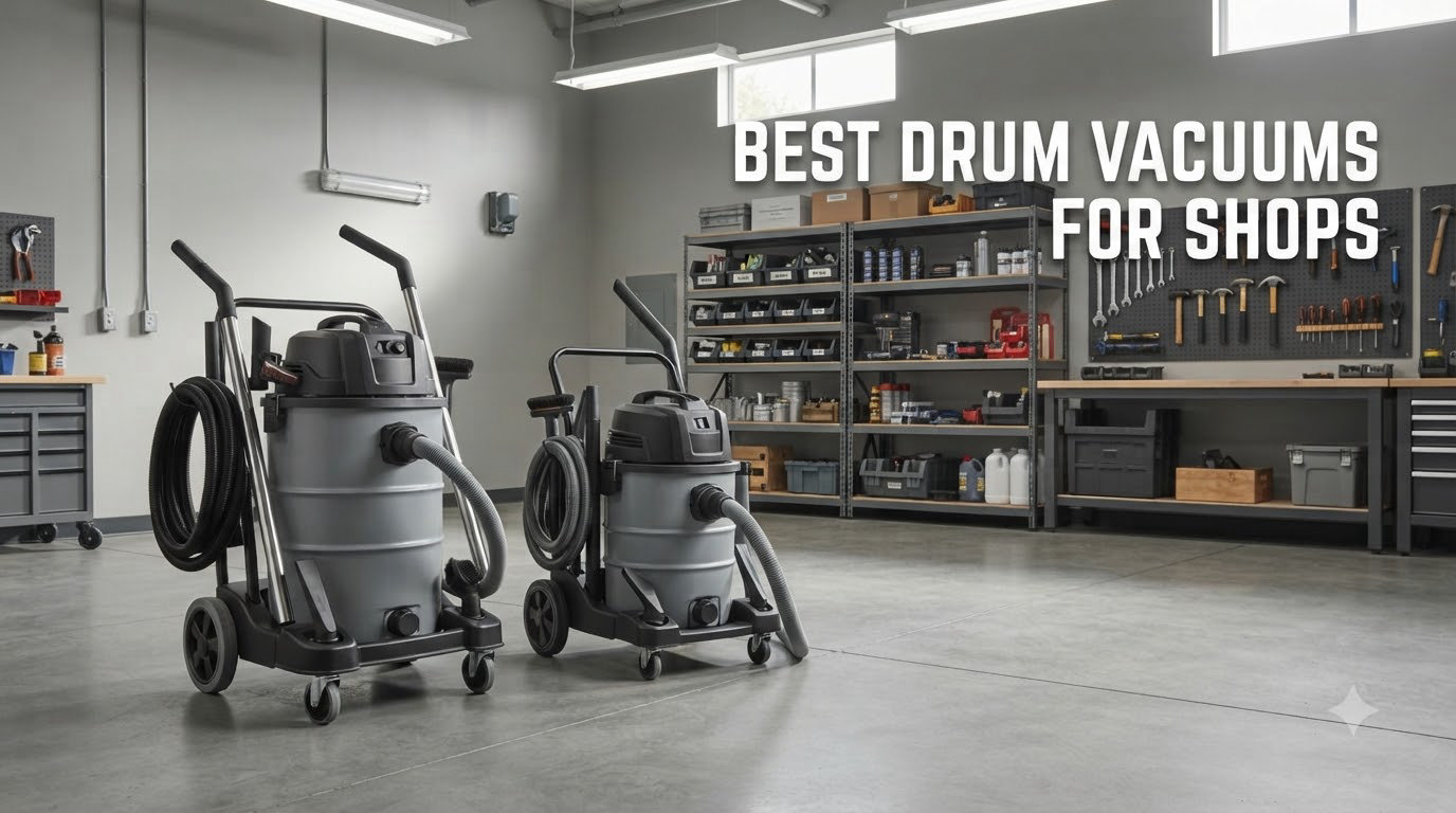 best drum vacuums for shops