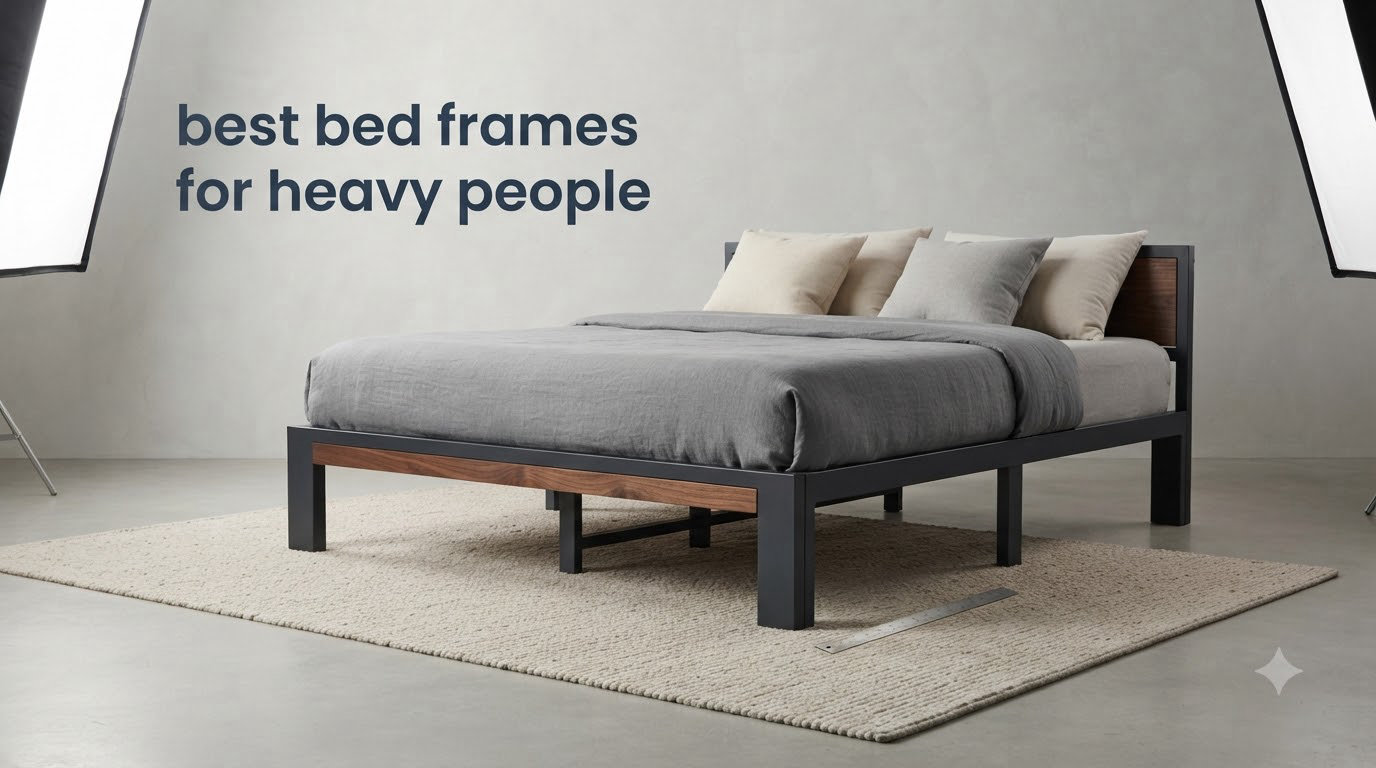 best bed frames for heavy people