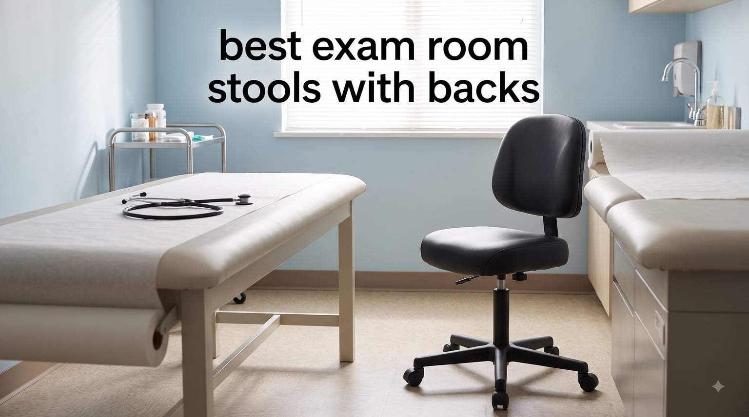 best exam room stools with backs