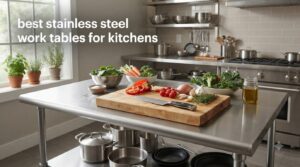 best stainless steel work tables for kitchens
