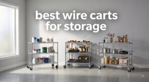 best wire carts for storage