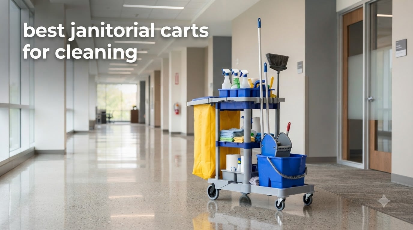 best janitorial carts for cleaning