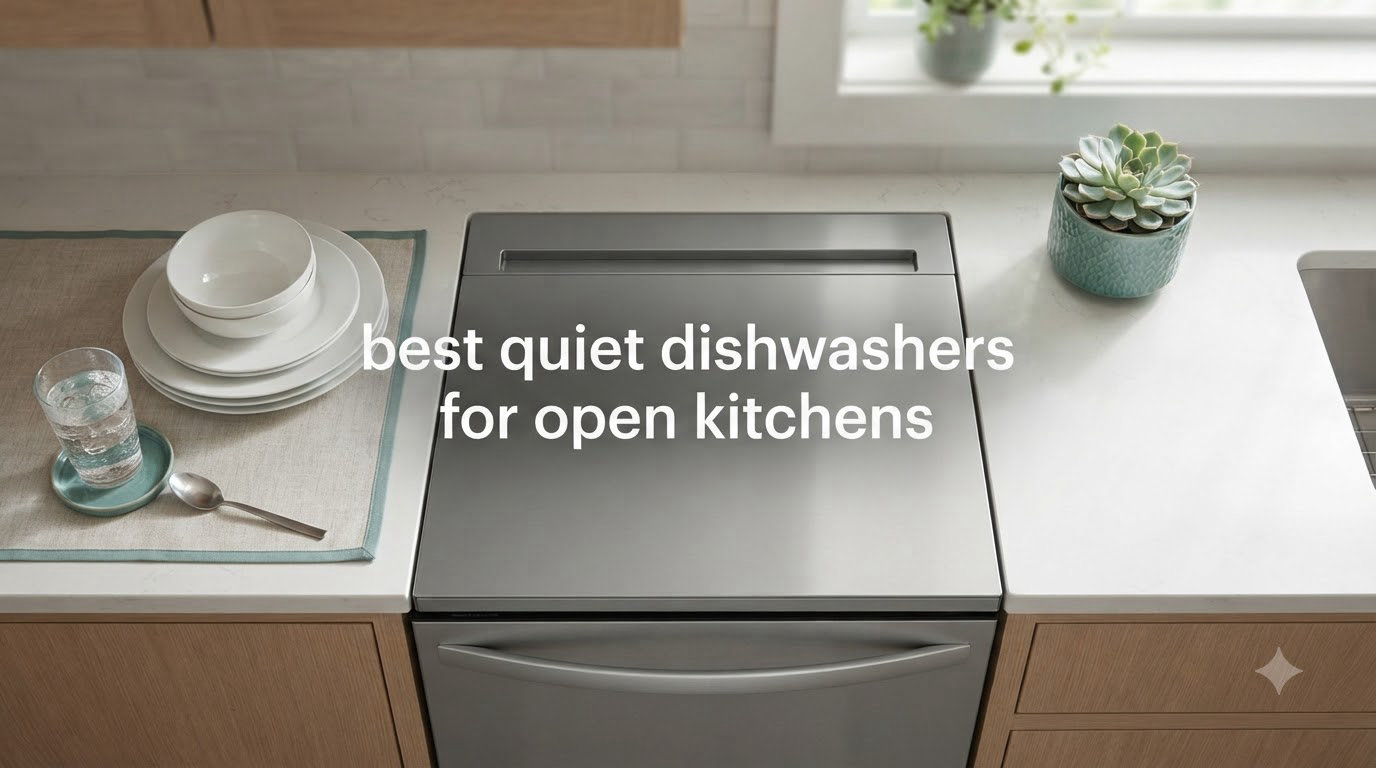 best quiet dishwashers for open kitchens