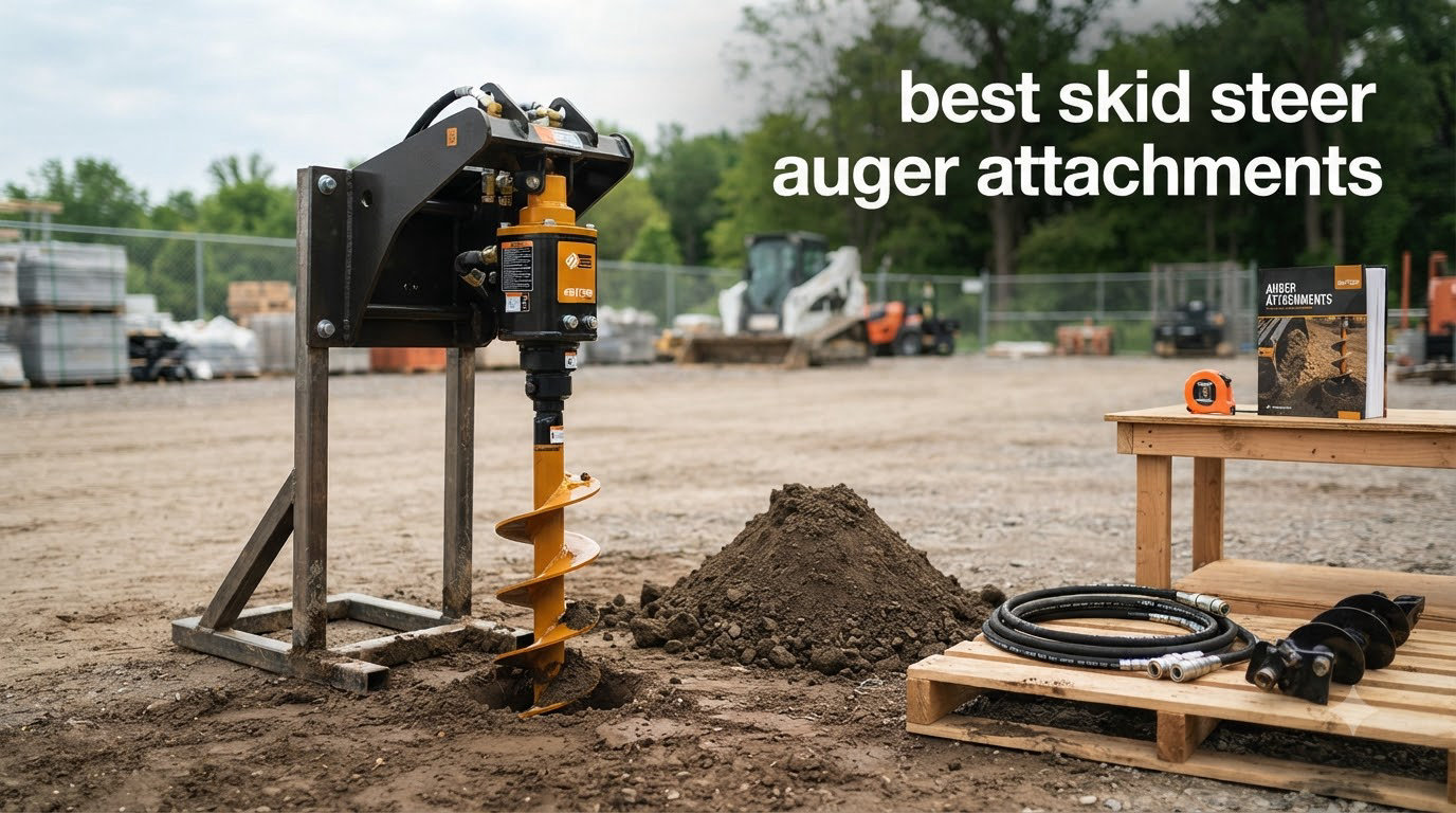 best skid steer auger attachments