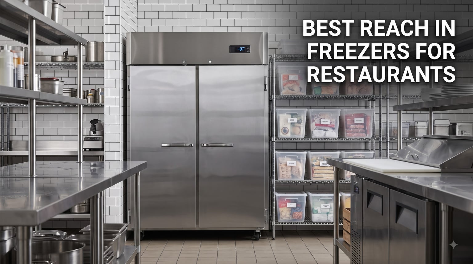 best reach in freezers for restaurants