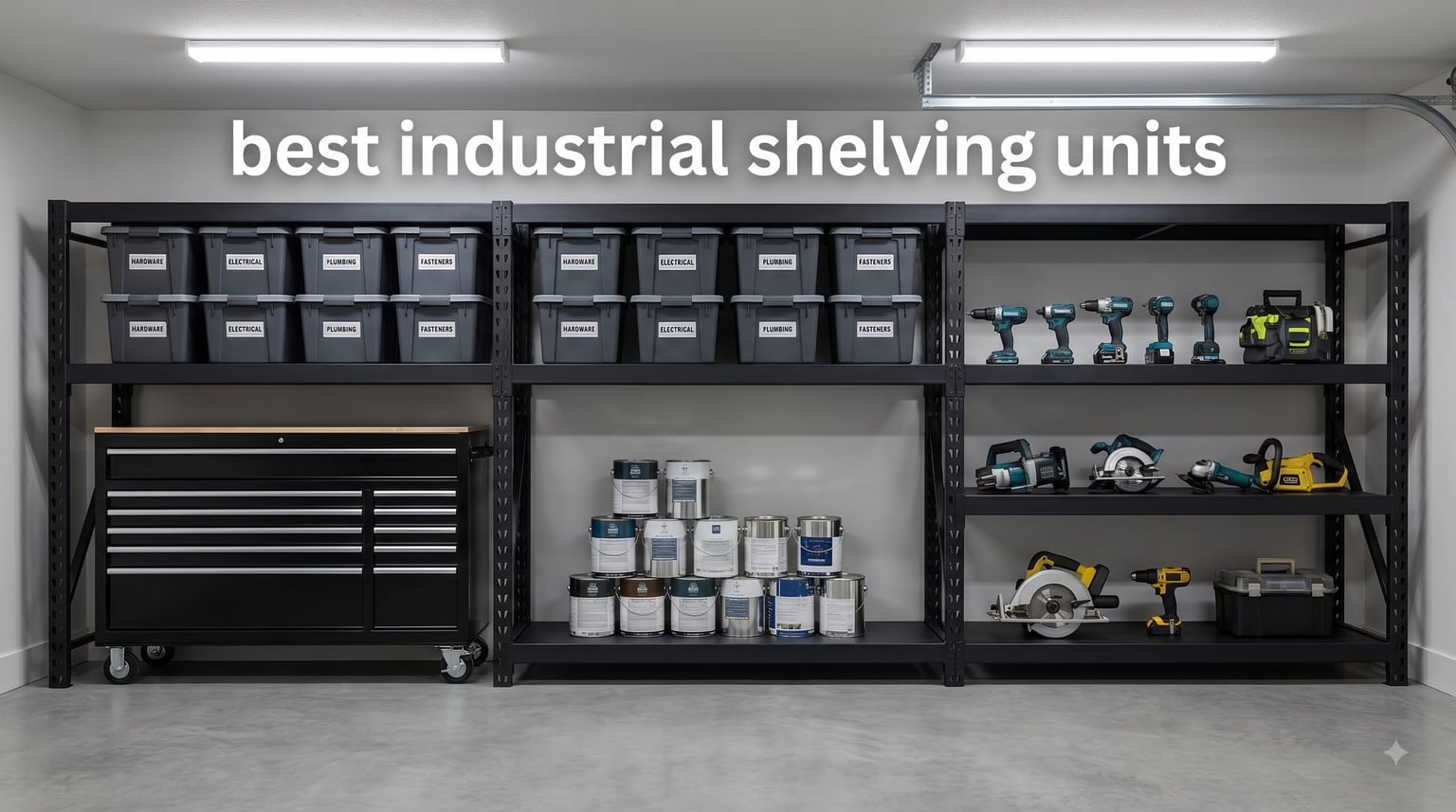 best industrial shelving units