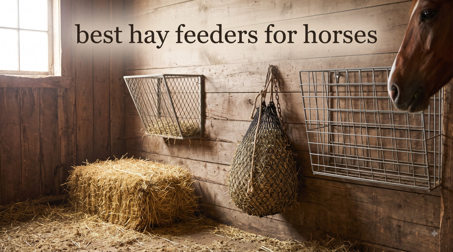 best hay feeders for horses